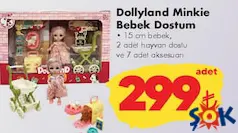 GOKİDY OYUNCAK DOLLYLAND MİNKİE BEBEK DOSTUM